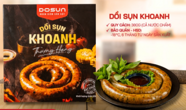 Dồi sụn khoanh thượng hạng gói 380gr