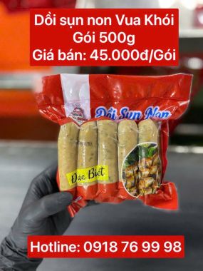 Dồi sụn non Vua Khói - Gói 500gr