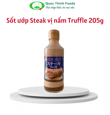 Sốt ướp Steak vị tiêu nấm Truffle Nhật Bản chai 205g