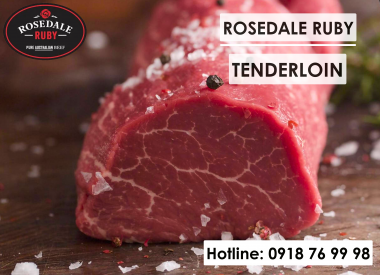 Phi Lê Bò Úc không xương Rosedale Ruby - 150 ngày nuôi ngũ cốc - 1 Kg