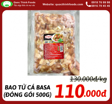 BAO TỬ CÁ BASA LC FOODS - TÍNH KG